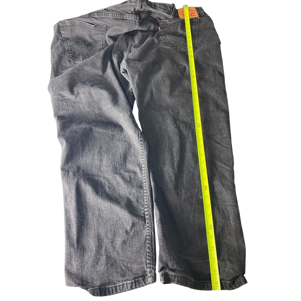 Levi's 502 Black Washed Denim‎ Jeans Straight Leg Men's 32x28
